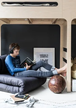 F Hochbett Natural 200 x 90 cm