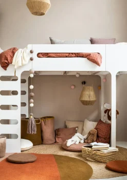 F Hochbett White/Laminate 200 x 90 cm