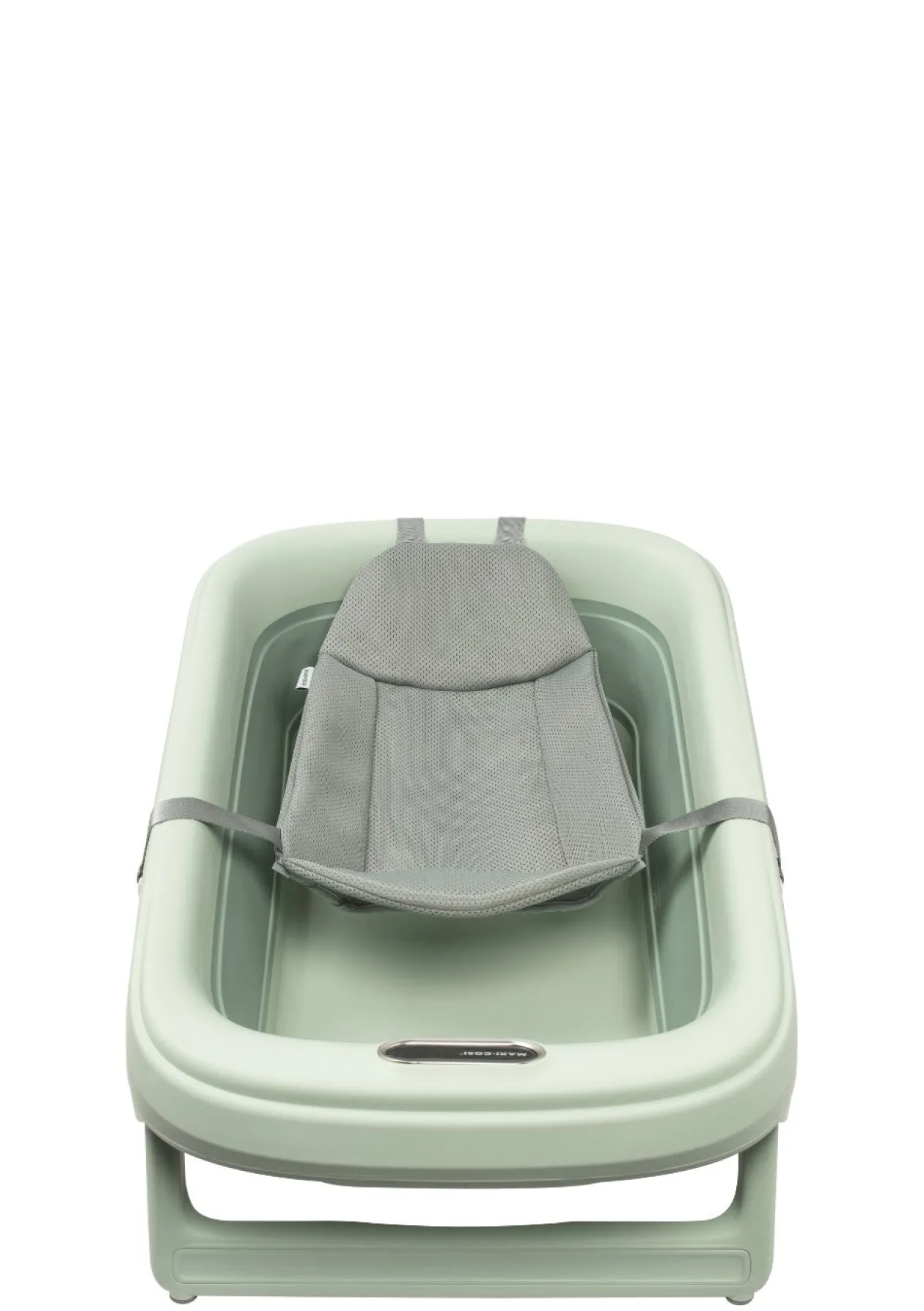 faltbare Badewanne 'Indigo Plus' inkl. Mesh-Einhang für Neugeborene Sage Green