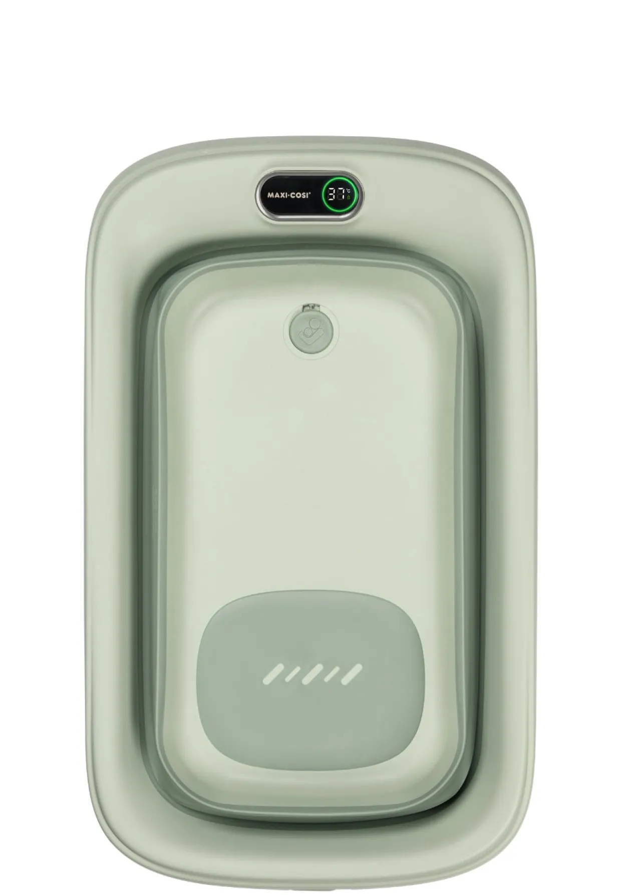 faltbare Badewanne 'Indigo Plus' inkl. Mesh-Einhang für Neugeborene Sage Green