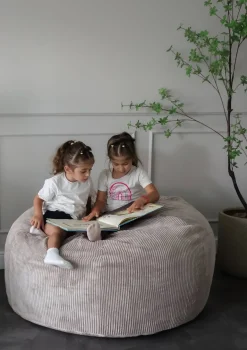 Family Sitzsack XXL Cord Kirschblüte Rosa