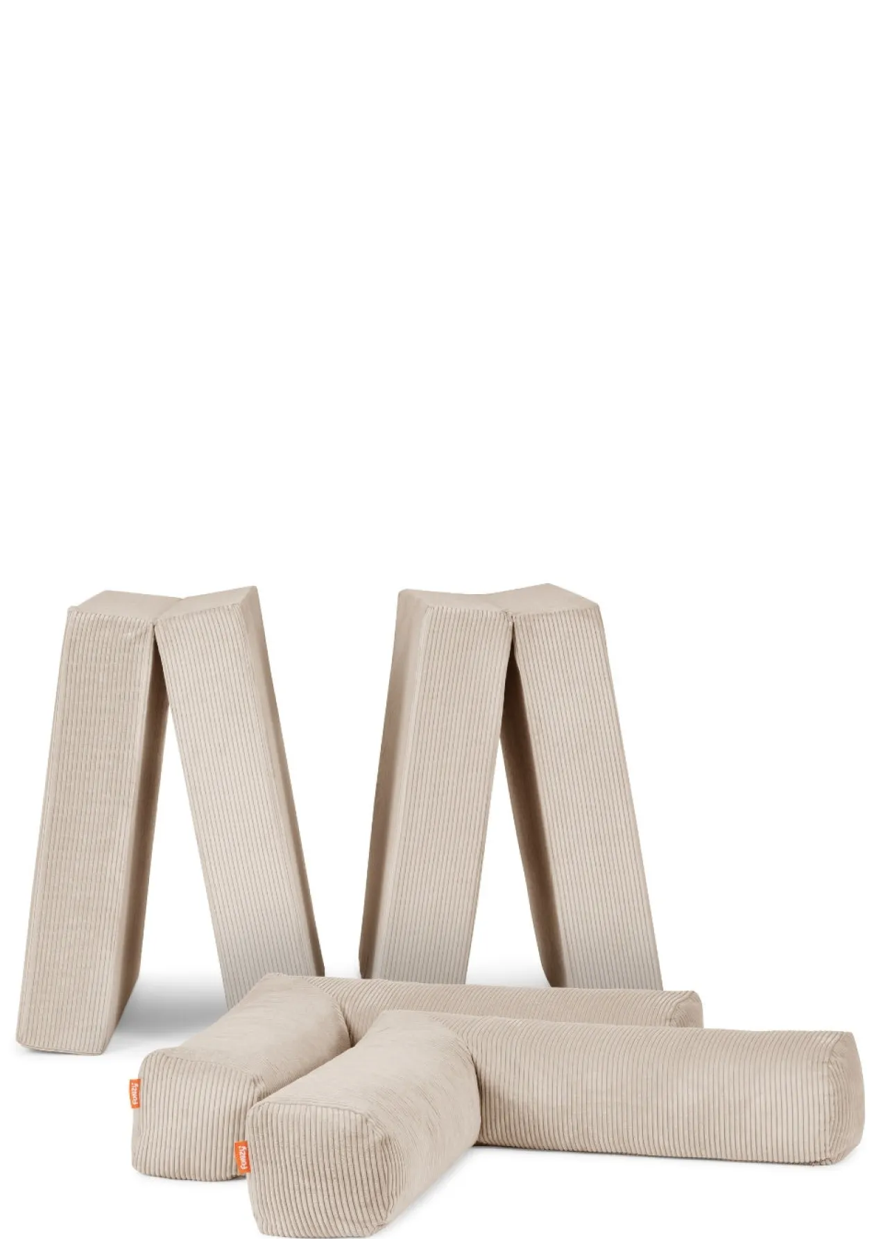 Family Sofa Cord Creme Beige