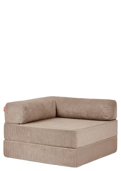 Family Sofa Cord Karamell Beige