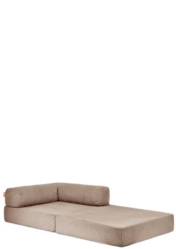 Family Sofa Cord Karamell Beige