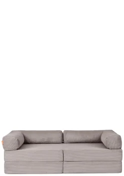 Family Sofa Cord Koala Grau