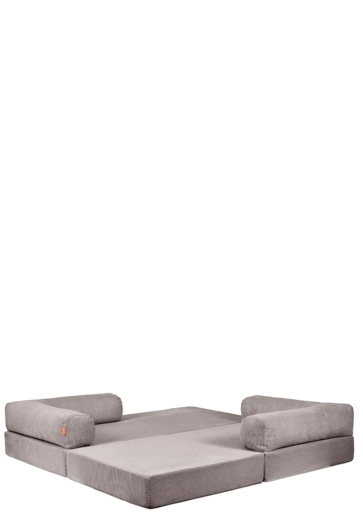 Family Sofa Cord Koala Grau