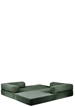 Family Sofa Cord Tannen Grün