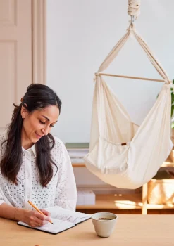 Federwiege 'Basic' Grau