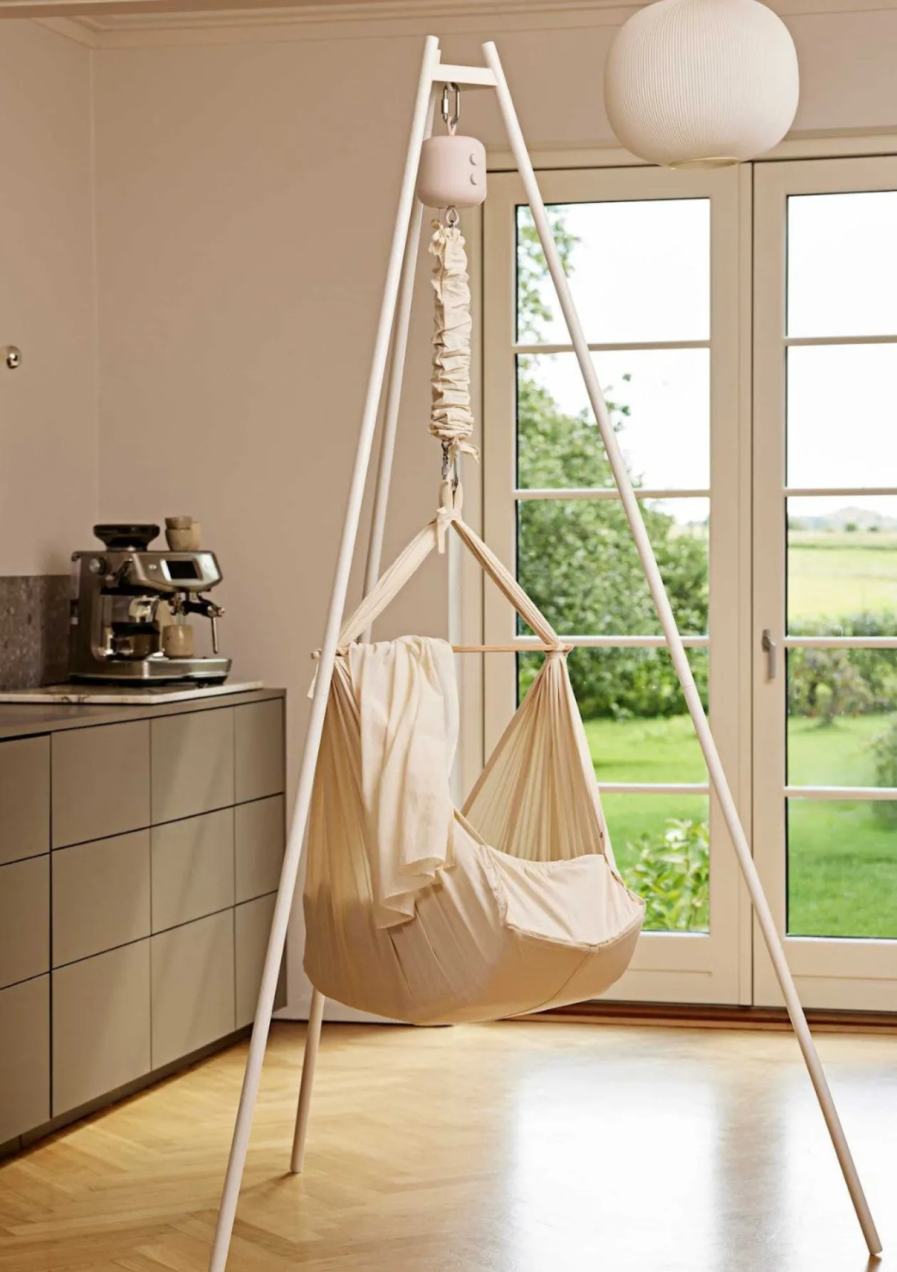 Federwiegenmotor 'LeeLo02' Beige