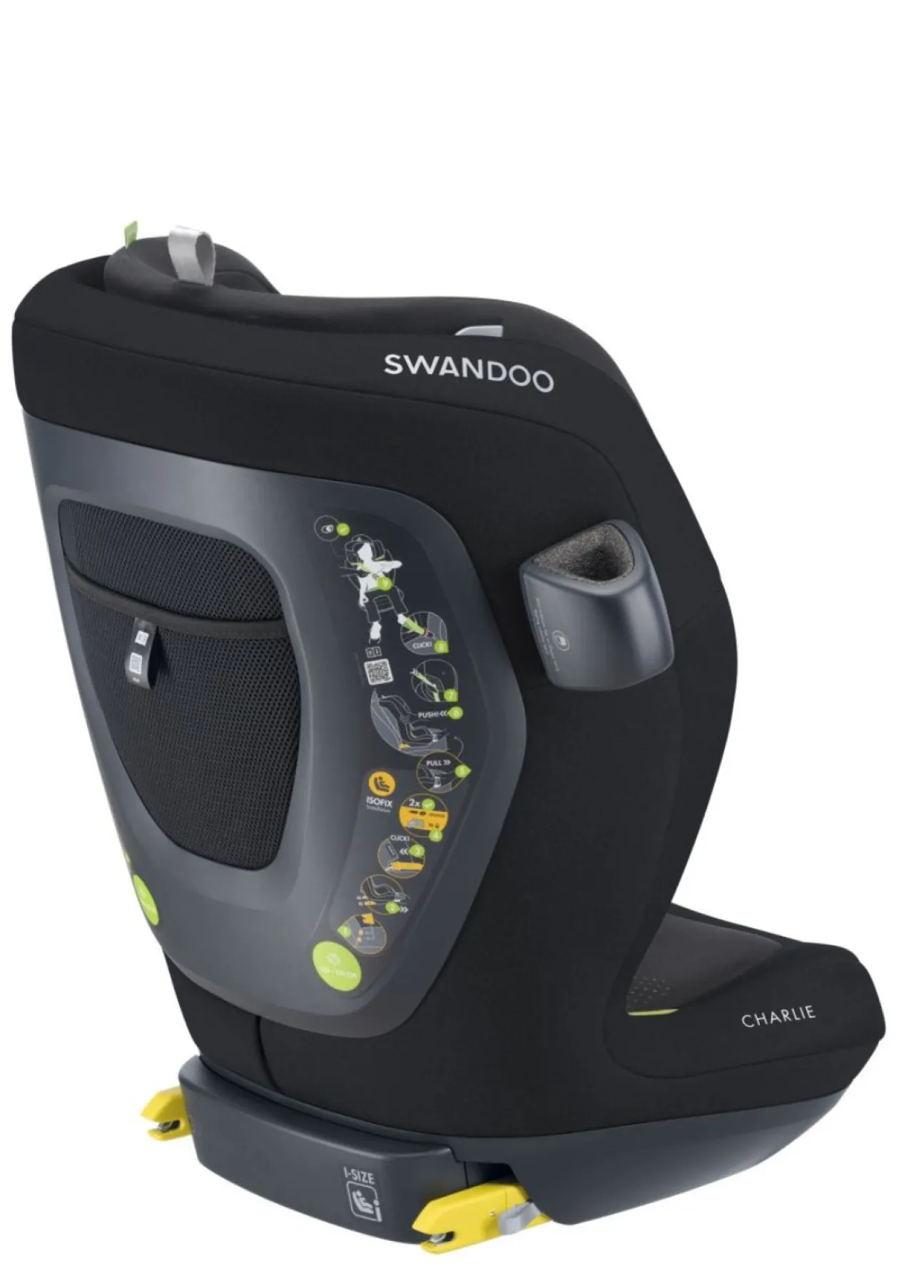 Folgesitz 'Charlie i-Size' Chia Black