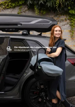 Fußsack für Babyschale 'Maple' Mid Blue