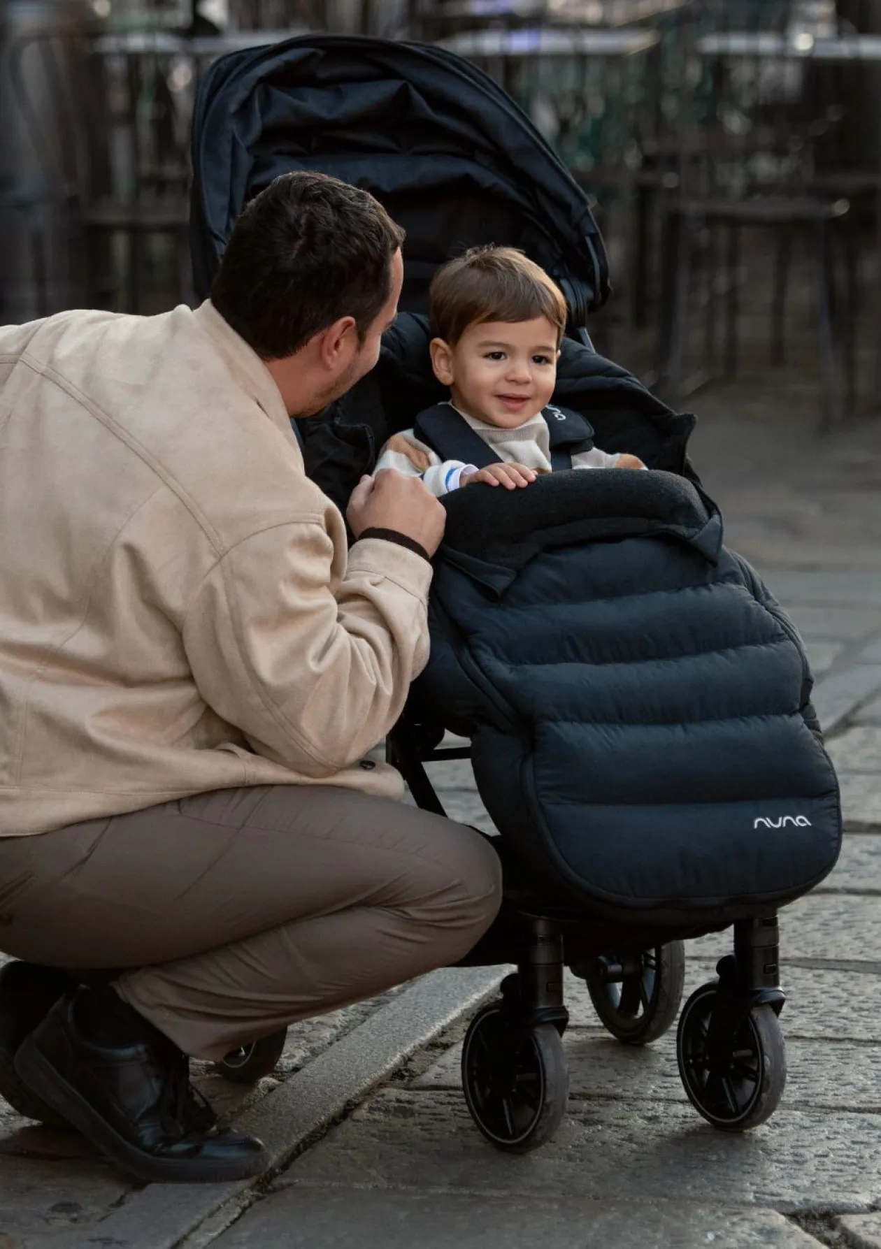 Fußsack inklusive Handschuhe Chestnut