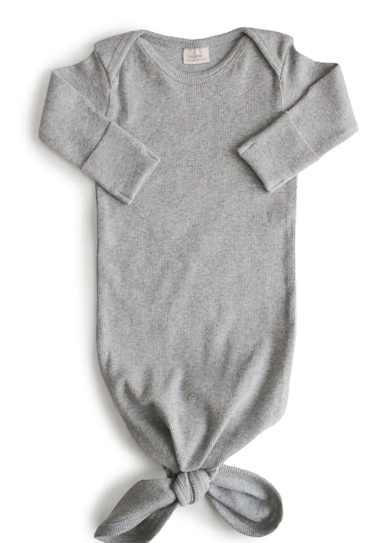 Geknotetes Babykleid Gray mélange
