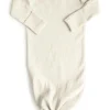 geknotetes Babykleid ivory