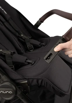 Geschwisterbuggy 'TRVL dubl' Caviar