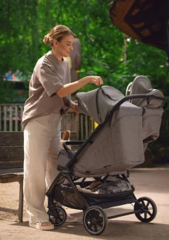 Geschwisterbuggy 'TRVL dubl' Thunder