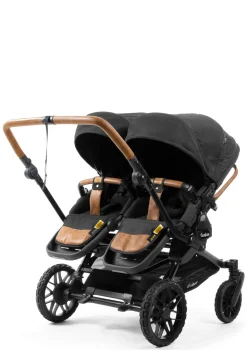 Geschwister-Kinderwagen-Set 'Double SENTO ERGO+' Outdoor Black