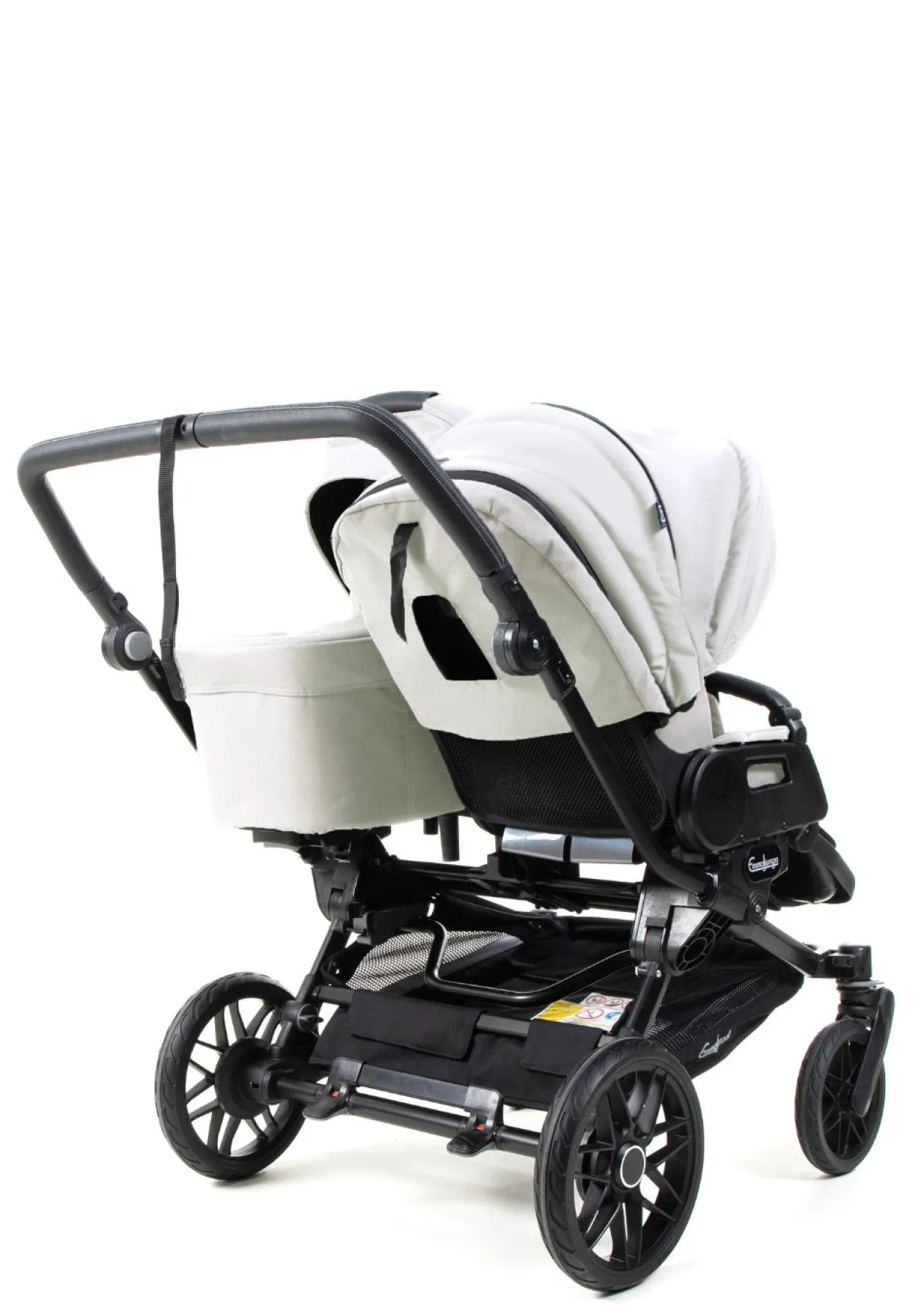 Geschwister-Kinderwagen-Set 'Double SENTO FLAT+' Urban Pearl