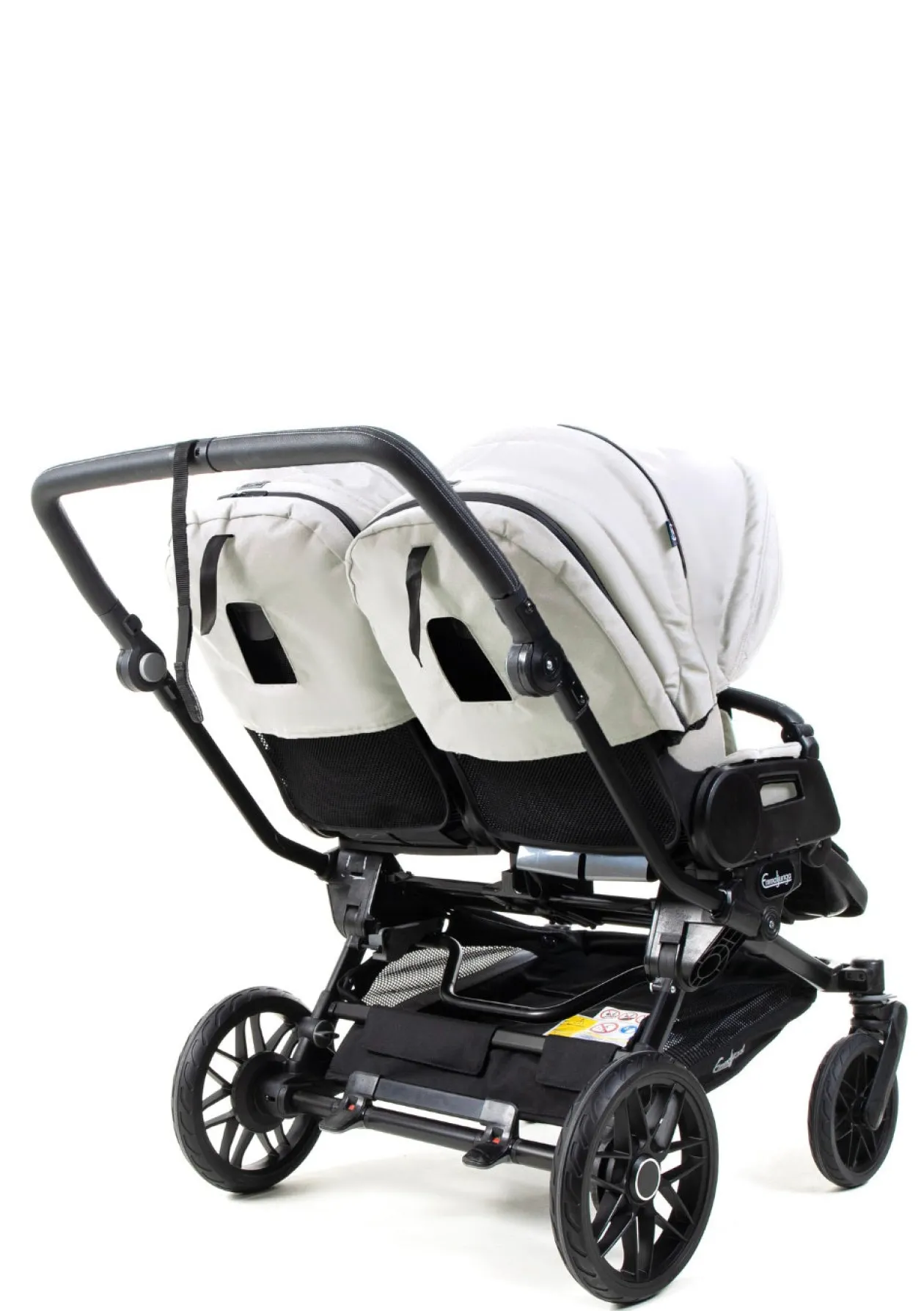 Geschwister-Kinderwagen-Set 'Double SENTO FLAT+' Urban Pearl