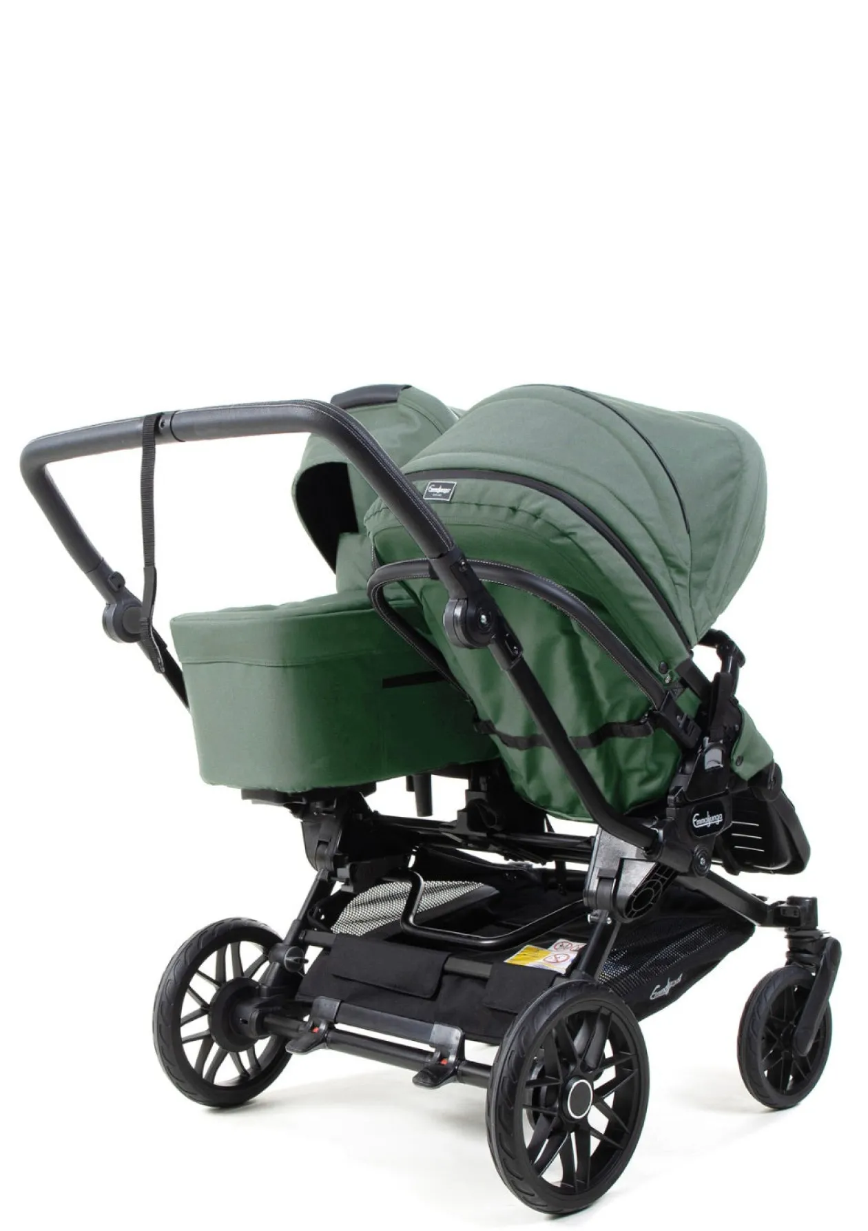 Geschwister-Kinderwagen-Set 'Double SENTO ERGO+' Urban Green