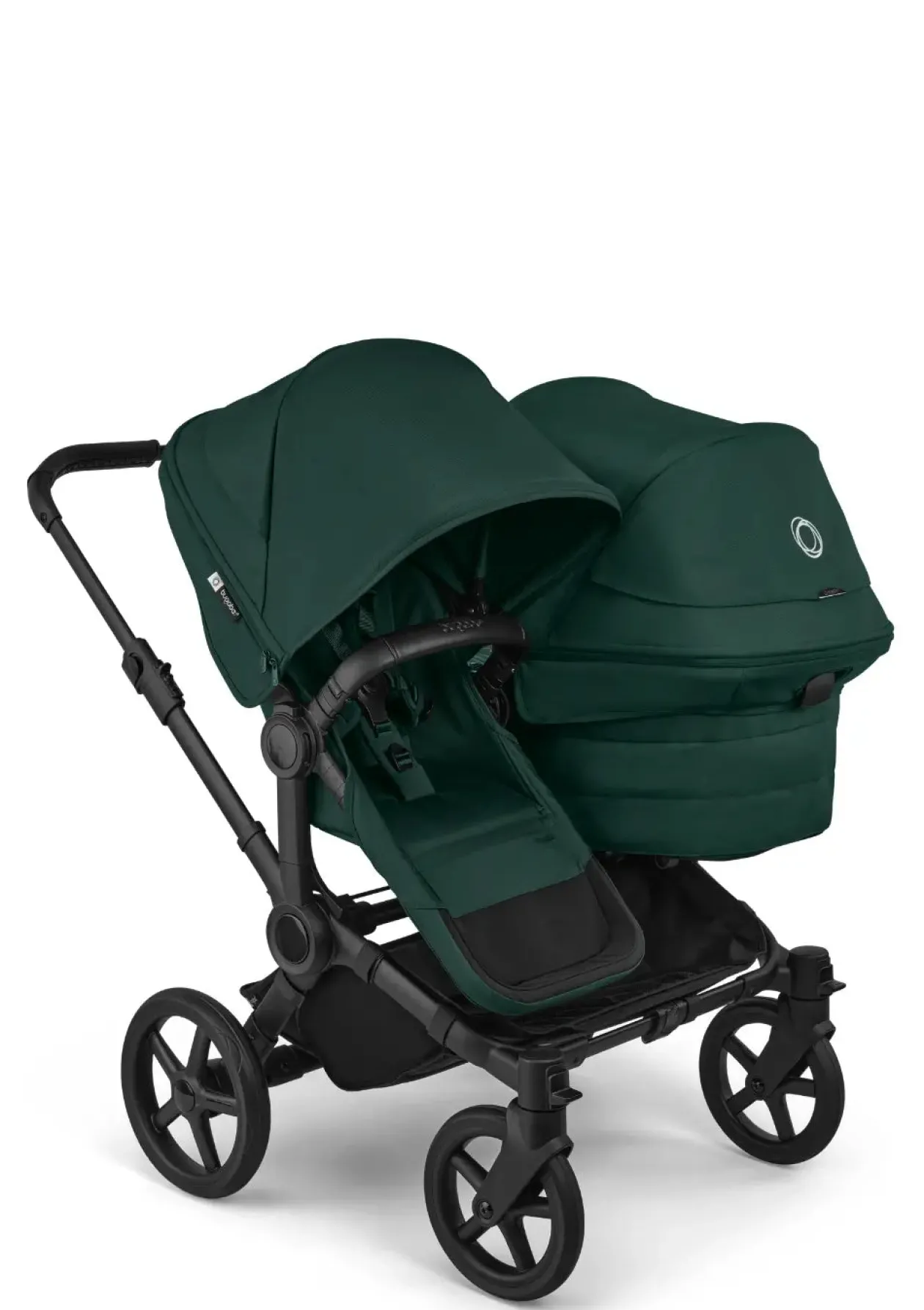 Geschwisterwagen-Set 'Donkey 6 Duo' Fern Green