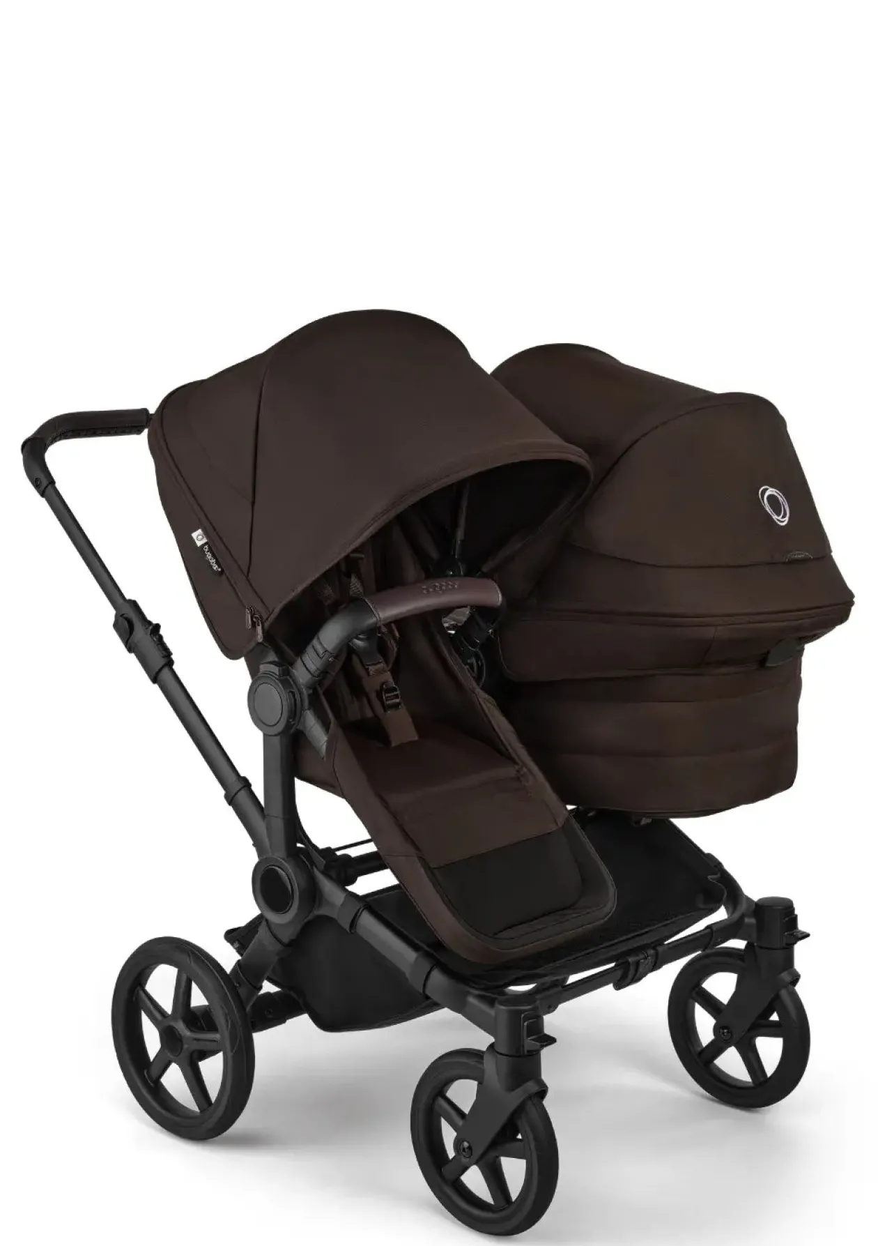 Geschwisterwagen-Set 'Donkey 6 Duo' Cocoa Brown