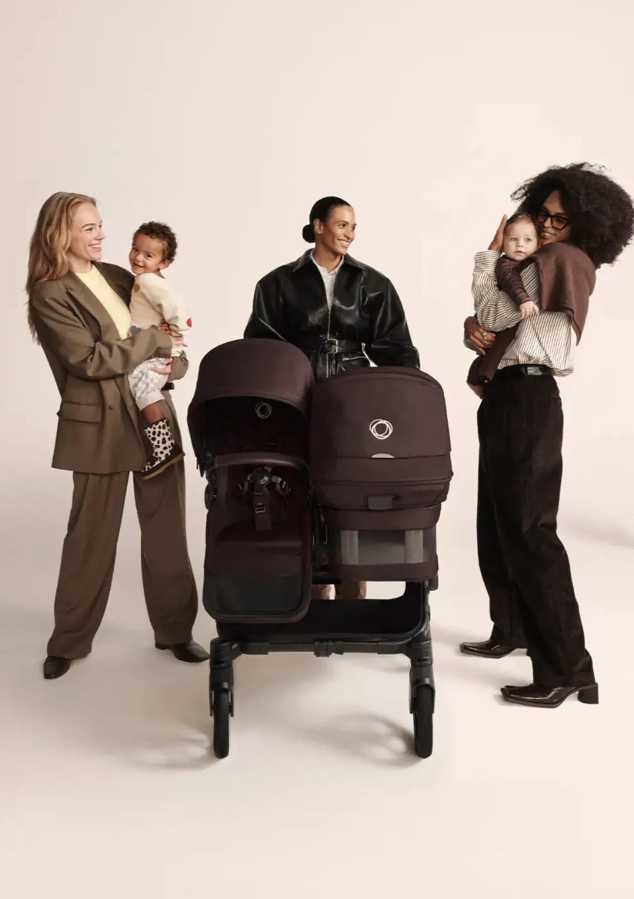 Geschwisterwagen-Set 'Donkey 6 Duo' Cocoa Brown