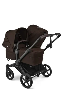 Geschwisterwagen-Set 'Donkey 6 Duo' Cocoa Brown