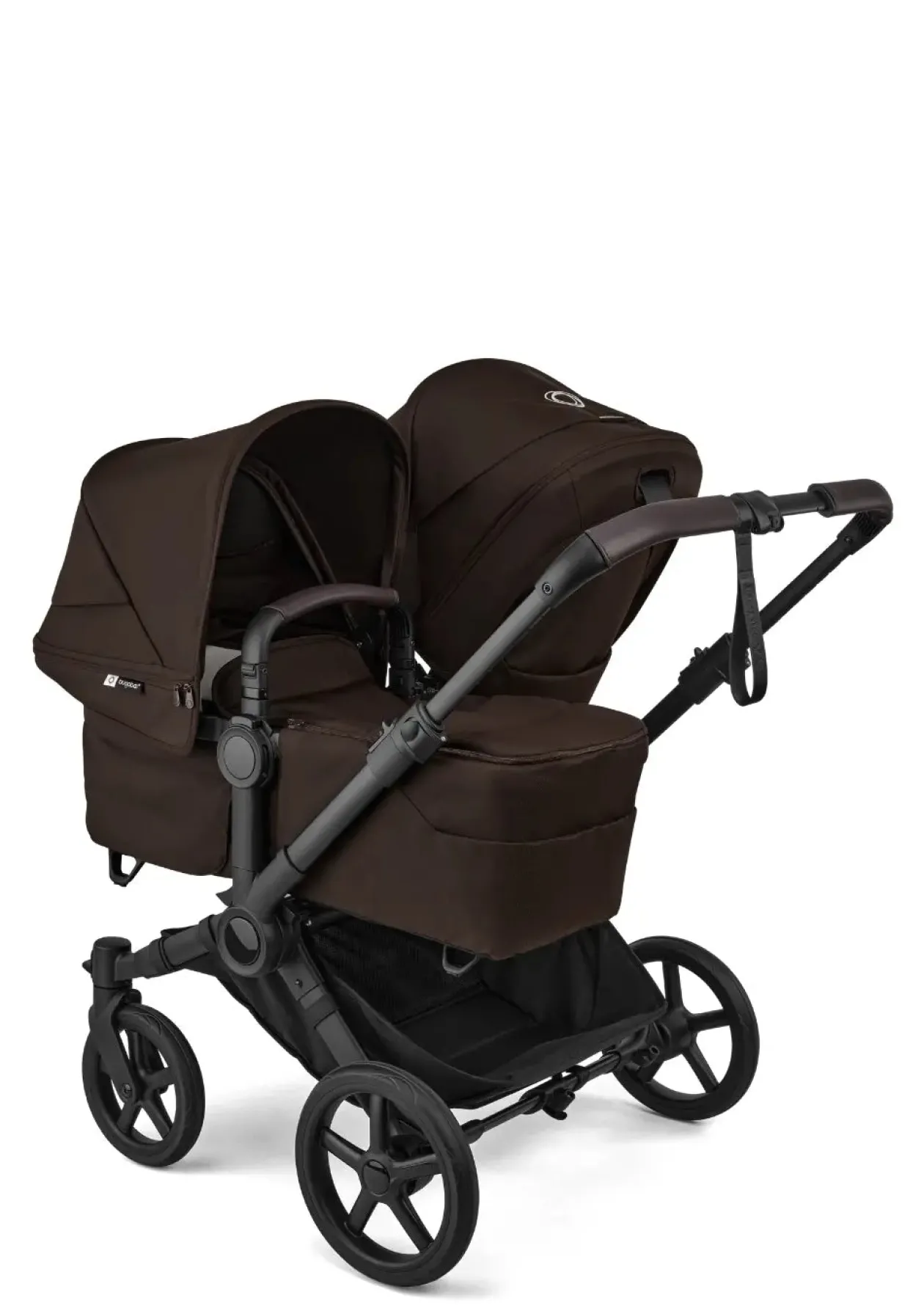 Geschwisterwagen-Set 'Donkey 6 Duo' Cocoa Brown