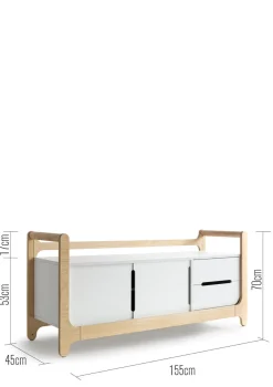 H Sideboard White