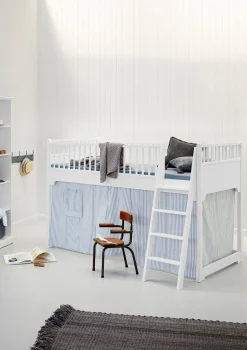 halbhohes Hochbett 'Seaside Classic' weiß 200 x 90 cm