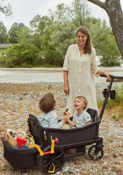 Hecktasche dunkelgrau / schwarz