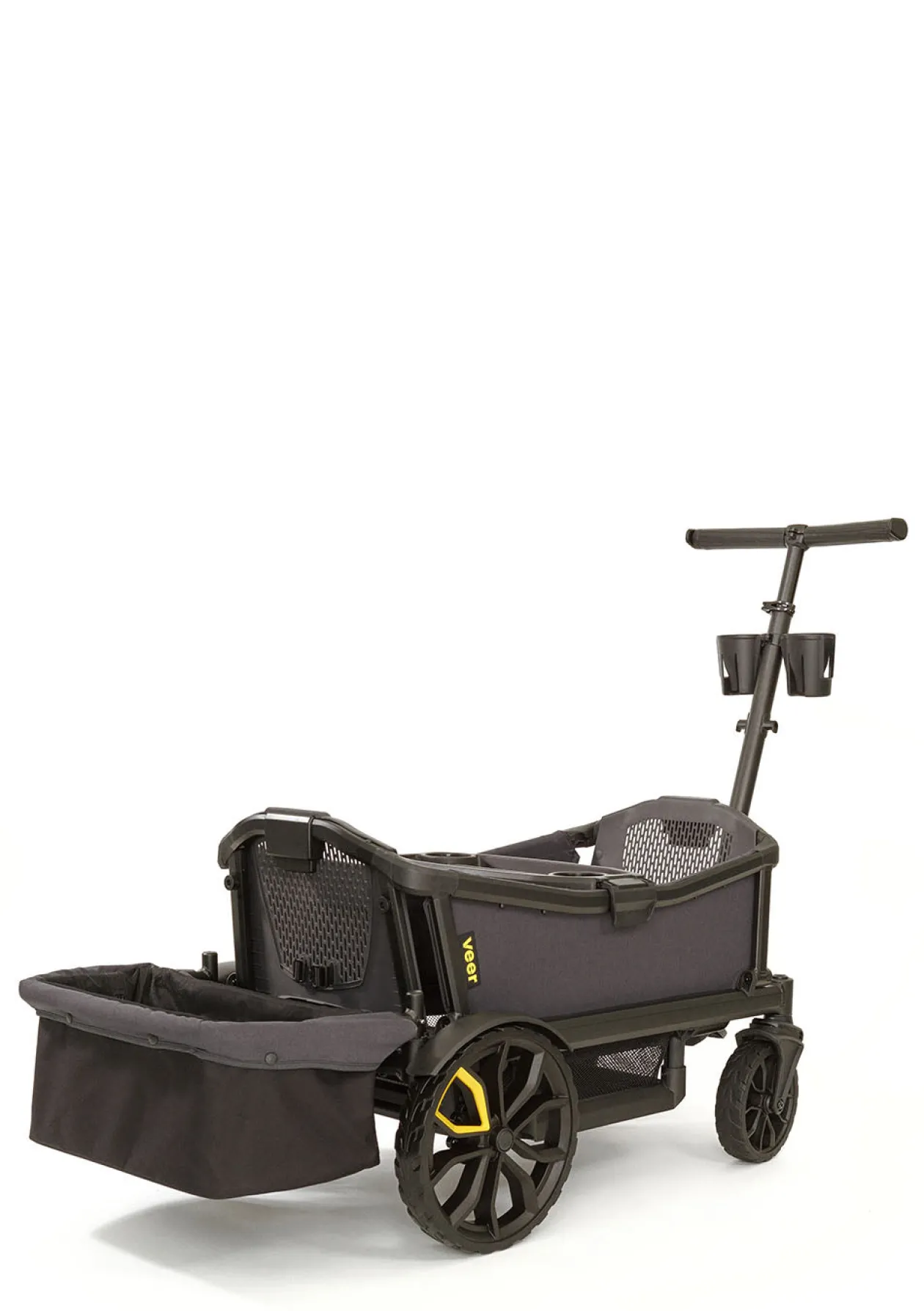 Hecktasche dunkelgrau / schwarz