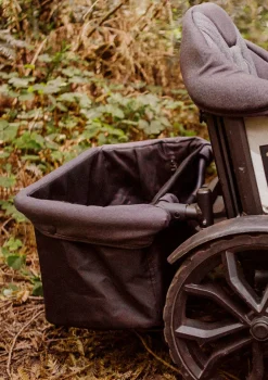 Hecktasche dunkelgrau / schwarz