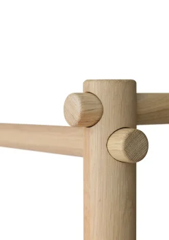 Himmelbett 'Camp' Weiß / Eiche 180 x 90 cm