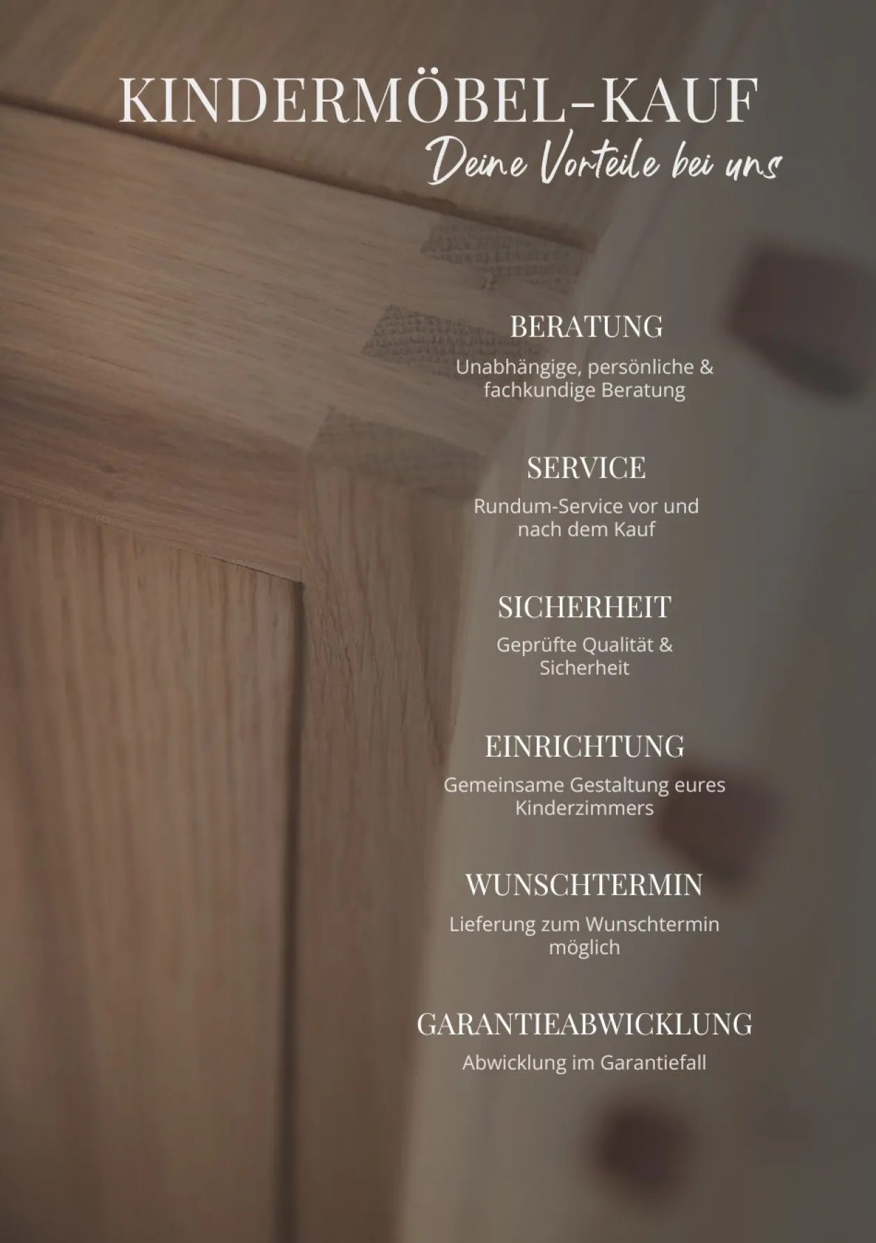 Himmelgestell für Babybetten 'Luna & Linea' Eiche