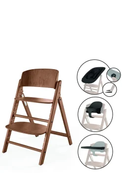 Hochstuhl 'Click & Fold' 4-in-1 Set All Natural Dark