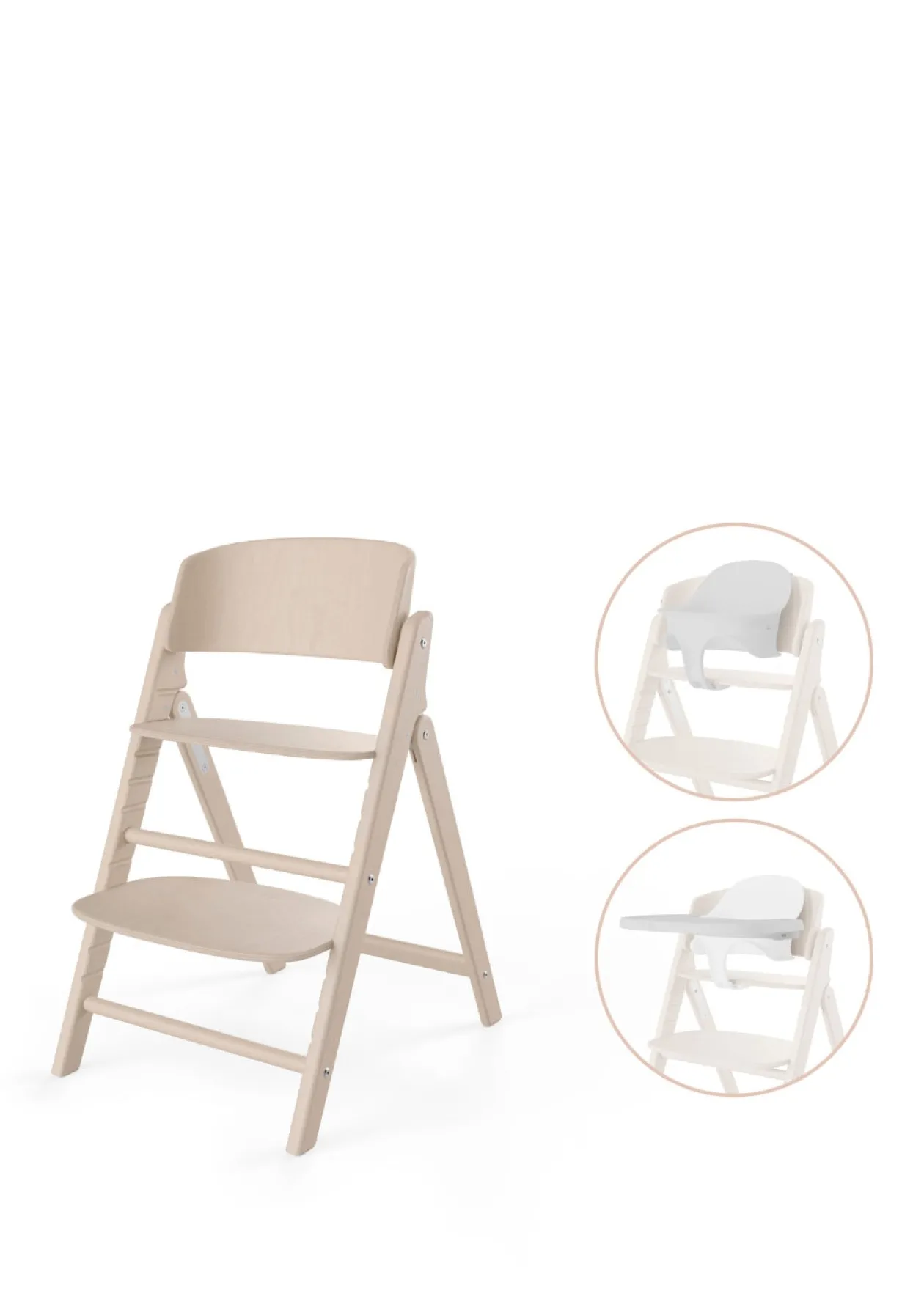 Hochstuhl 'Click & Fold' 3-in-1 Set All Natural