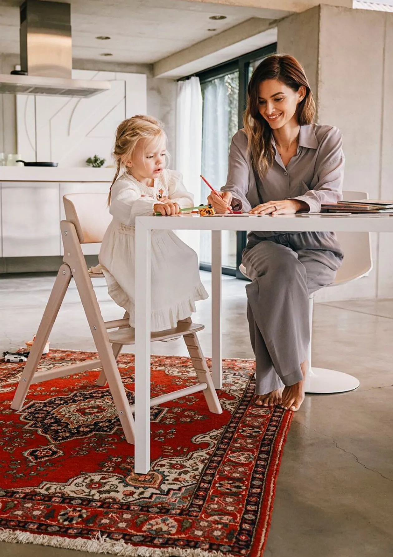 Hochstuhl 'Click & Fold' 3-in-1 Set All Natural