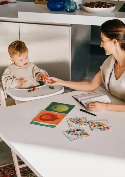 Hochstuhl 'Click & Fold' 3-in-1 Set Stone Blue