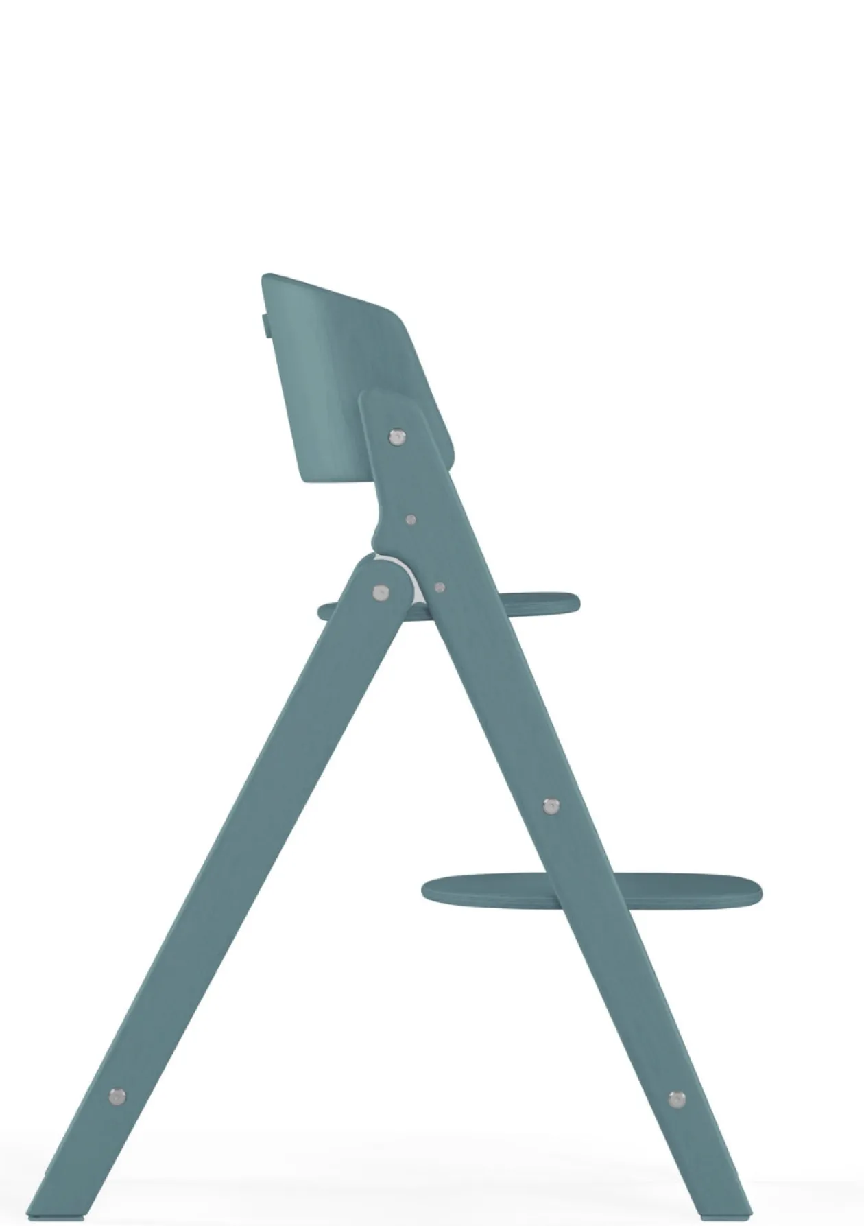 Hochstuhl 'Click & Fold' Stone Blue