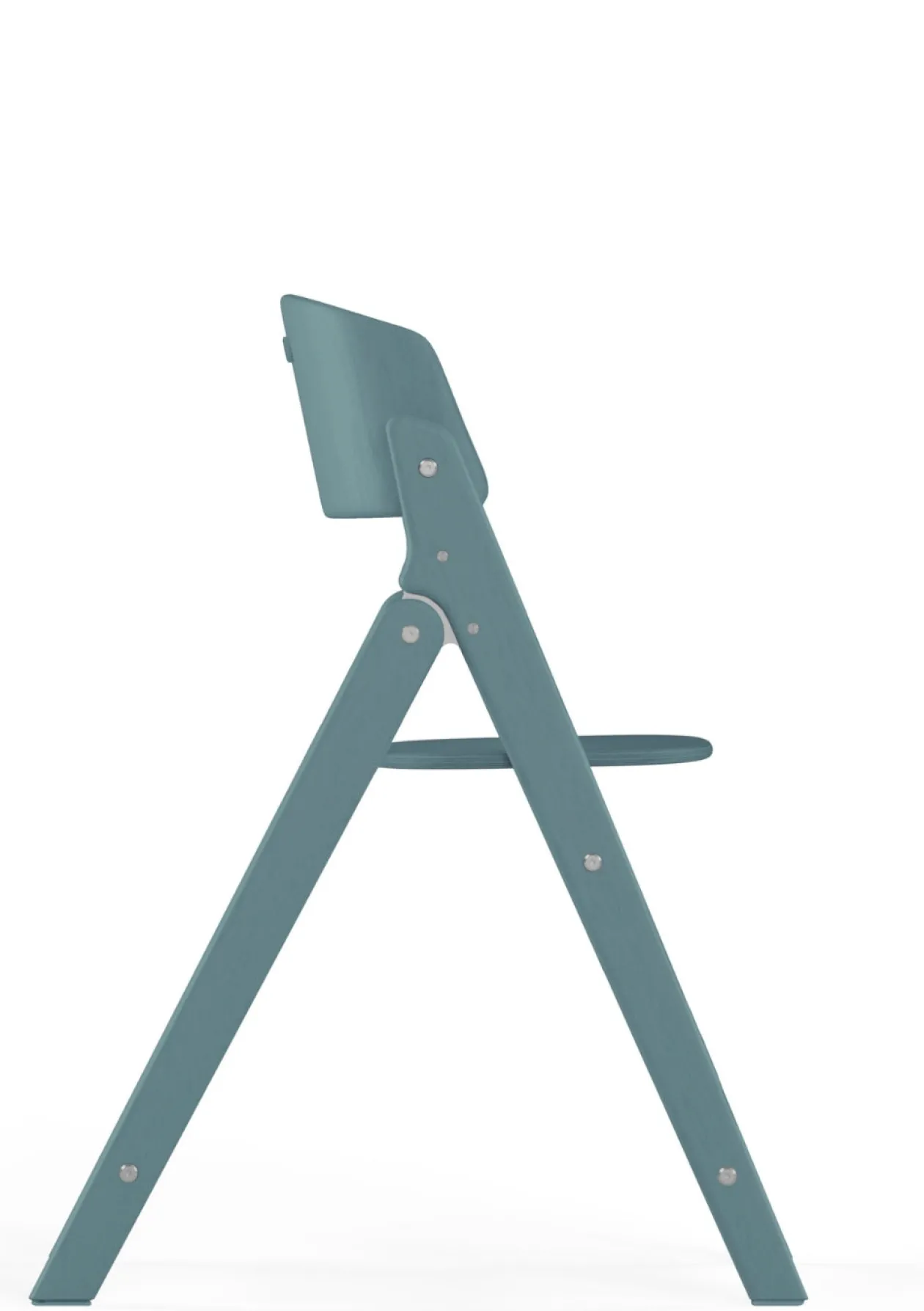 Hochstuhl 'Click & Fold' Stone Blue