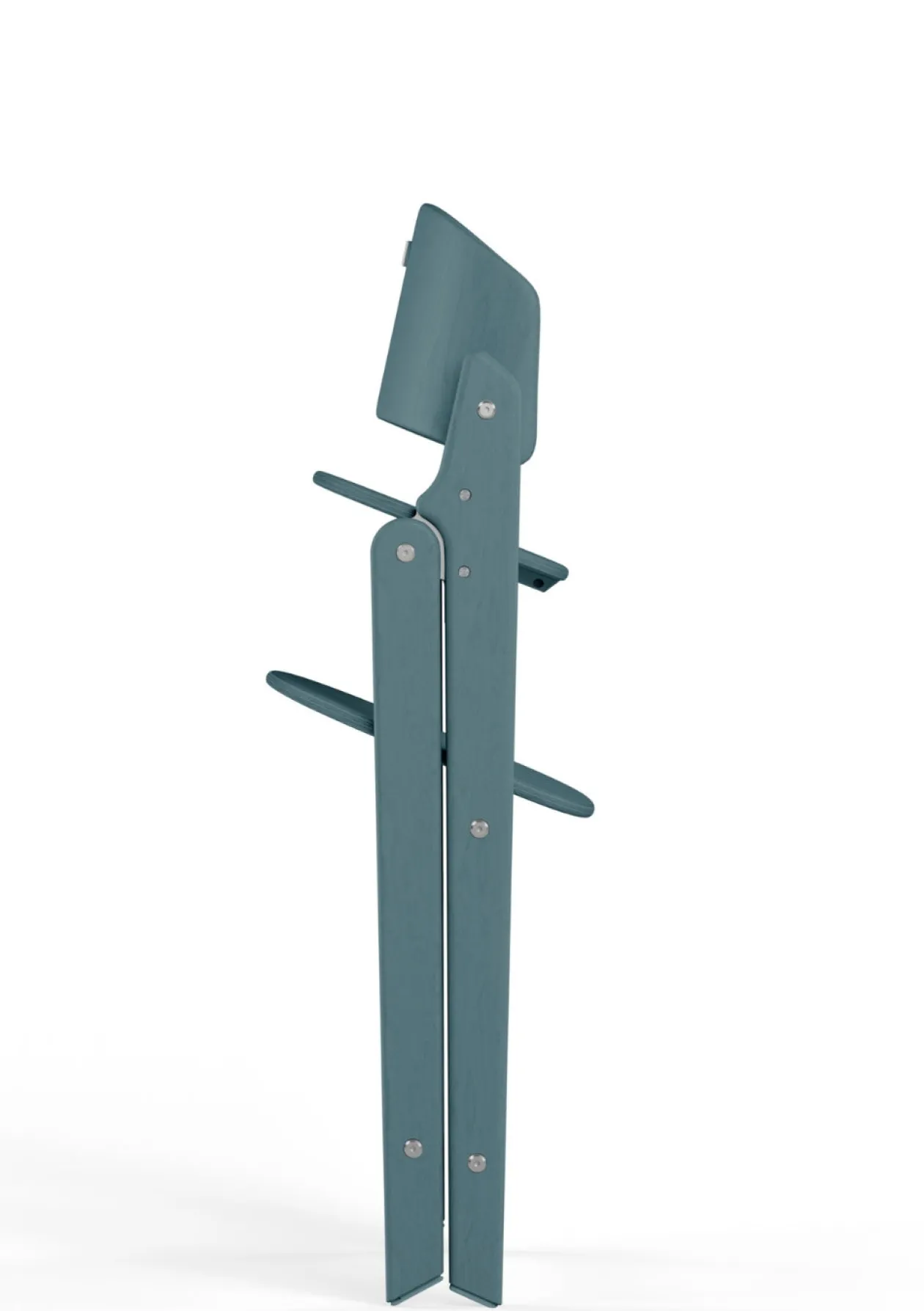 Hochstuhl 'Click & Fold' Stone Blue