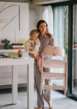 Hochstuhl 'Click & Fold' All Natural Dark