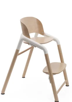 Hochstuhl 'Giraffe' neutrales Holz / Weiß