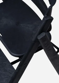 Hochstuhl 'Klapp' Recycelter Kunststoff Charcoal Black