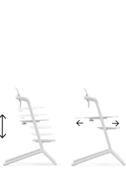 Hochstuhl 'Lemo' 3-in-1 Set All white / White