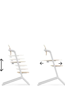 Hochstuhl 'Lemo' 3-in-1 Set Sand White / White