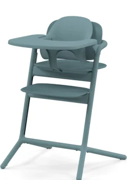 Hochstuhl 'Lemo' 4-in-1 Set Stone Blue / Mid Blue