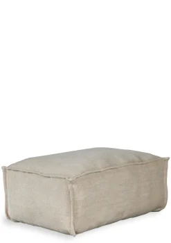 Hocker 'Linen Ottoman' Beige